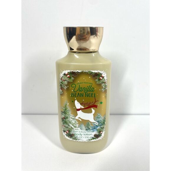 Bath & Body Works Vanilla Bean Noel Body Lotion 8 fl oz - Picture 1 of 2
